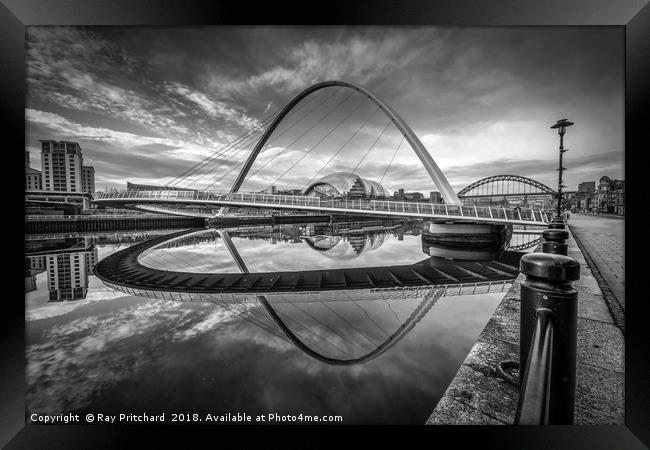 Reflection of the Millennium Framed Print by Ray Pritchard