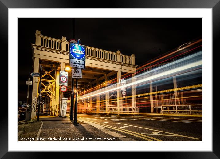 Entrance to High Level Bridge Framed Mounted Print by Ray Pritchard