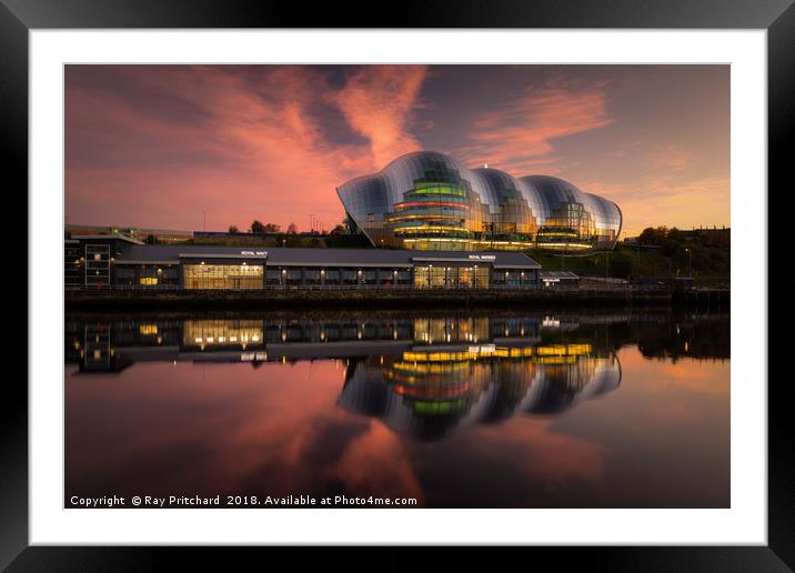 The Sage at Sunset Framed Mounted Print by Ray Pritchard