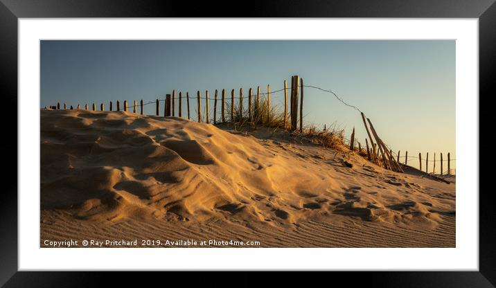 South Shields Sand Dunes  Framed Mounted Print by Ray Pritchard