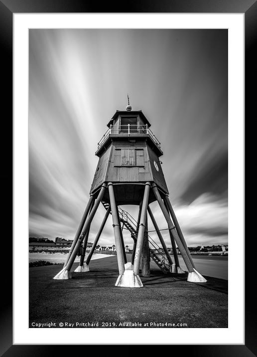 Herd Lighthouse Long Exposure Framed Mounted Print by Ray Pritchard