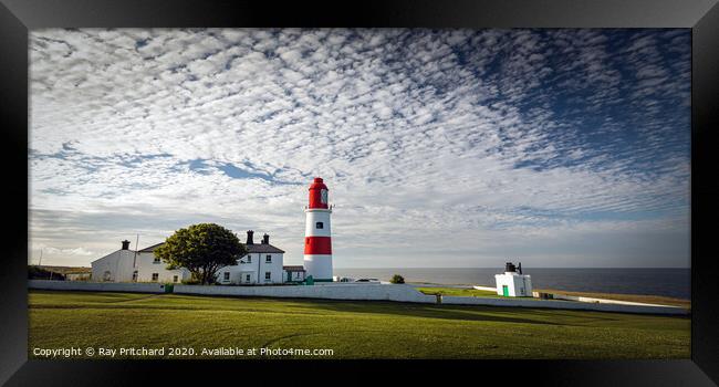Souter Lighthouse Framed Print by Ray Pritchard