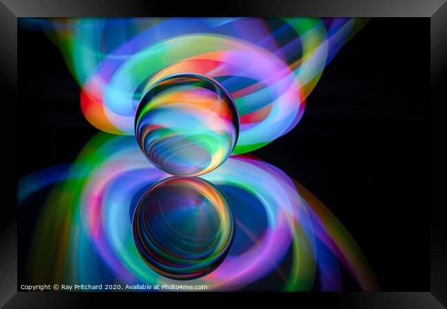 Painting with Light Framed Print by Ray Pritchard