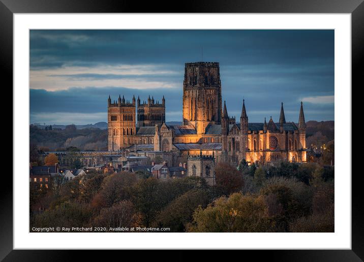 Durham Cathedral Framed Mounted Print by Ray Pritchard
