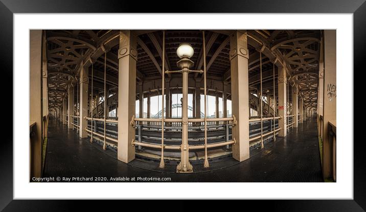High Level Panoramic Framed Mounted Print by Ray Pritchard