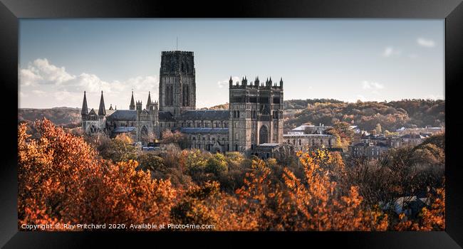 Durham Cathedral in Autumn  Framed Print by Ray Pritchard