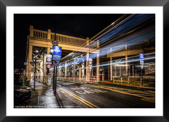 Bus Gate Framed Mounted Print by Ray Pritchard