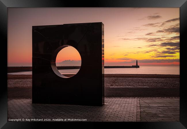Roker Sunrise Framed Print by Ray Pritchard
