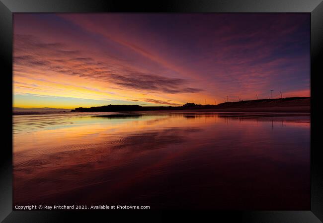 Sandhaven Beach Framed Print by Ray Pritchard