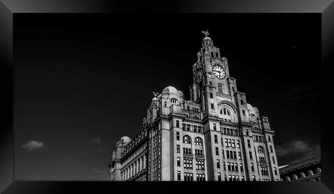 Royal Liver Building Framed Print by James Harrison