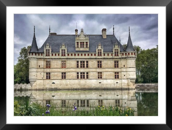 Chateau d’Azay le Rideau   Framed Mounted Print by Jacqui Farrell