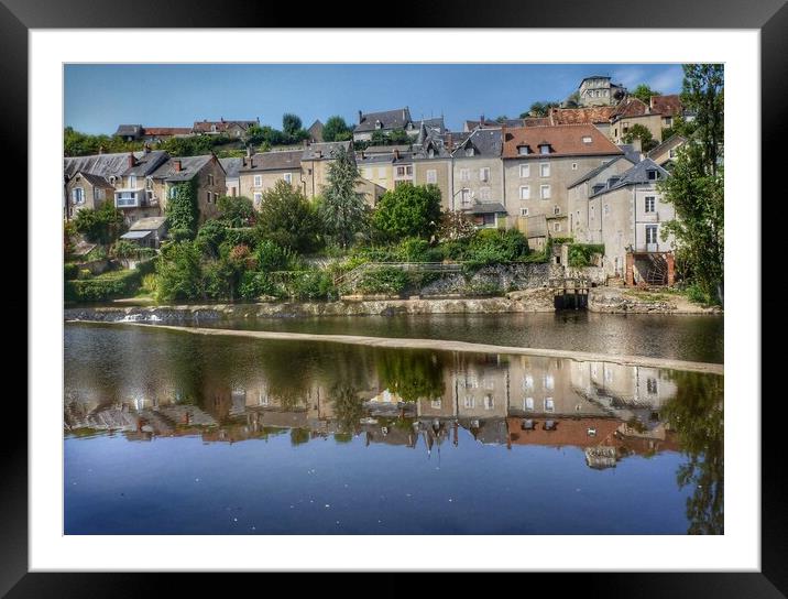 Argenton Reflections  Framed Mounted Print by Jacqui Farrell