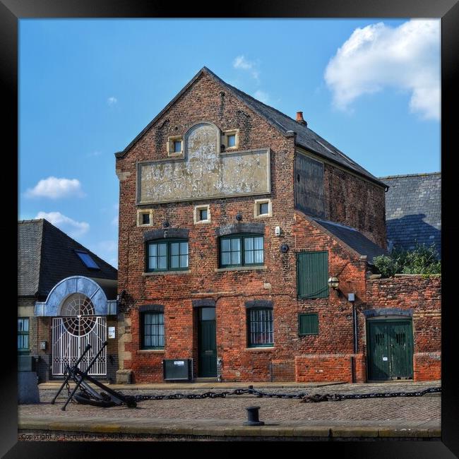 Kings Lynn Medieval Harbour  Framed Print by Jacqui Farrell