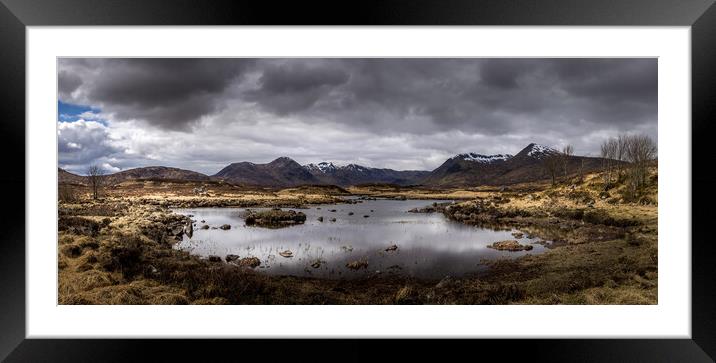 Rannoch Moor  Framed Mounted Print by chris smith