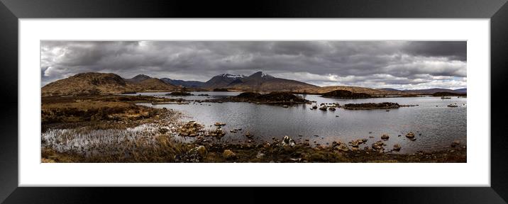 Rannoch Moor Framed Mounted Print by chris smith
