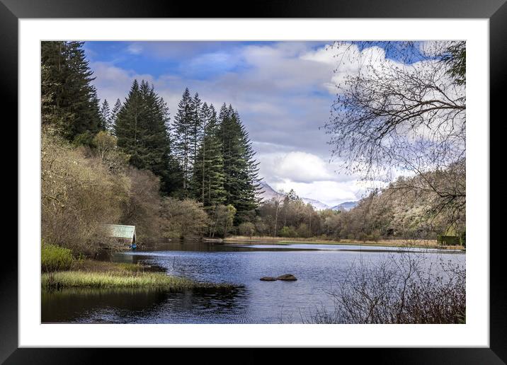 Loch ard Framed Mounted Print by chris smith