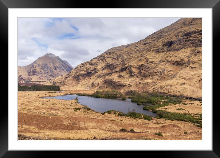 The Scottish Highlands scenic landscape Framed Mounted Print by chris smith