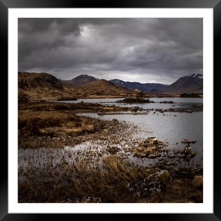 Rannoch Moor Framed Mounted Print by chris smith