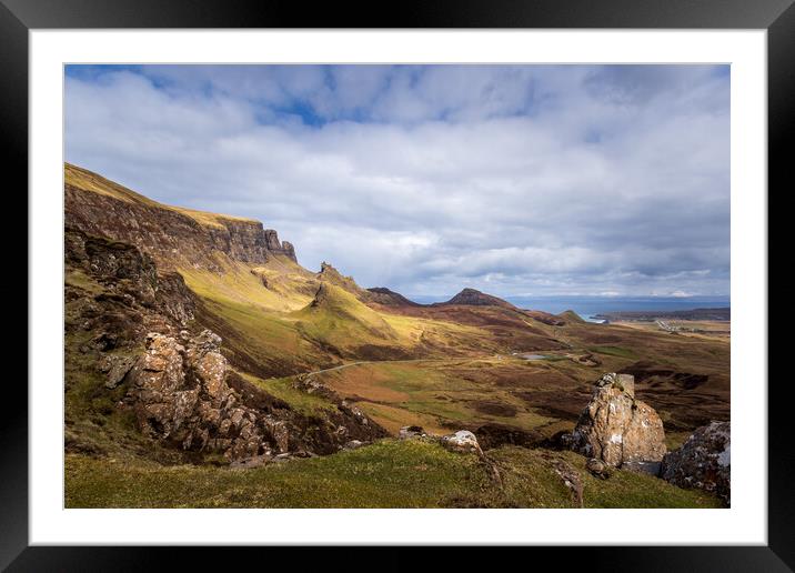 The Quiraing Framed Mounted Print by chris smith