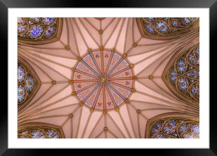 The Chapter House of York Minster Framed Mounted Print by chris smith