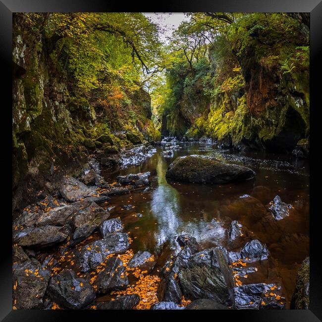 Fairy glen wales Framed Print by chris smith