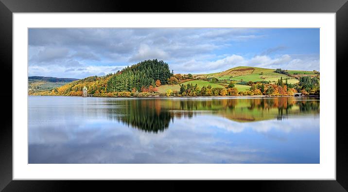 Autumn reflection Framed Mounted Print by chris smith