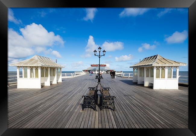 A Walk on Cromer Pier  Framed Print by chris smith