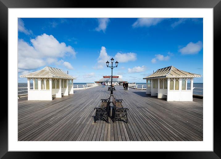 A Walk on Cromer Pier  Framed Mounted Print by chris smith