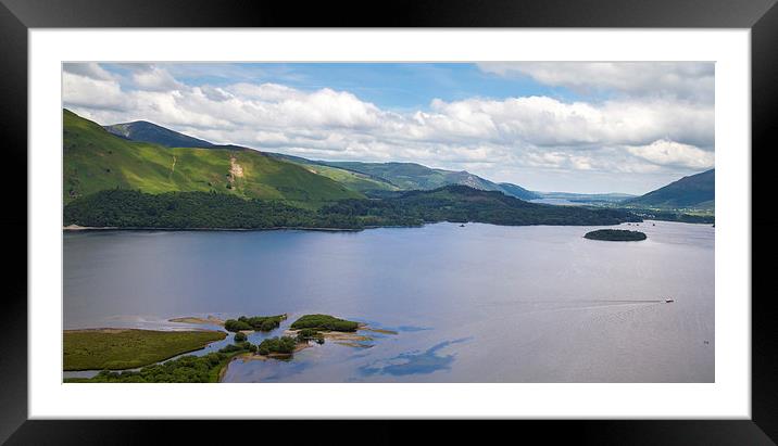 The lake District.  Framed Mounted Print by chris smith