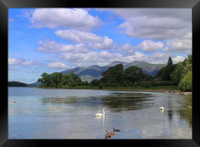 The picturesque lake District. Framed Print by chris smith