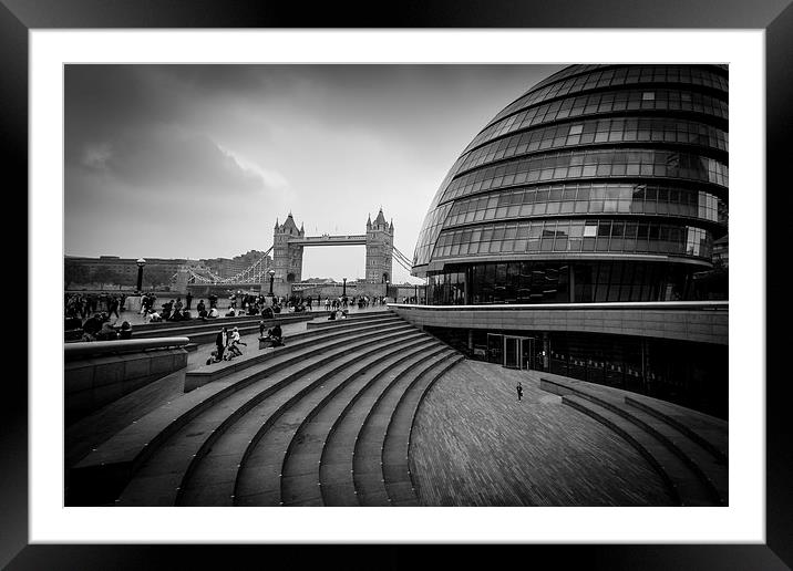 Tower Bridge, London   Framed Mounted Print by chris smith