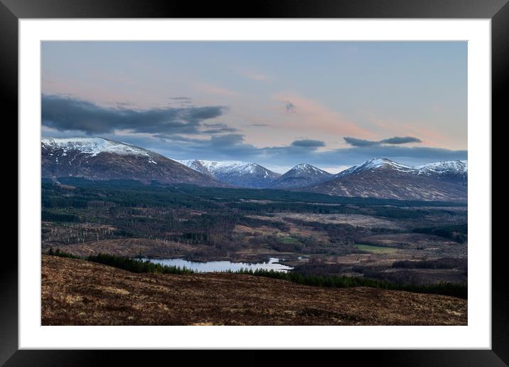 Sunset Scotland  Framed Mounted Print by chris smith