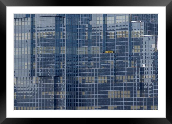 Modern office building background  Framed Mounted Print by chris smith