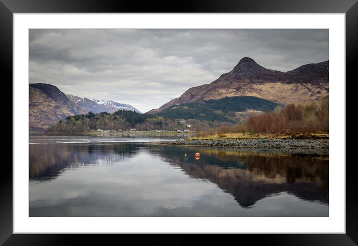 Loch leven,  Framed Mounted Print by chris smith