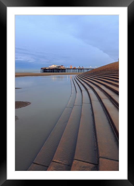Blackpool at sunrise  Framed Mounted Print by chris smith