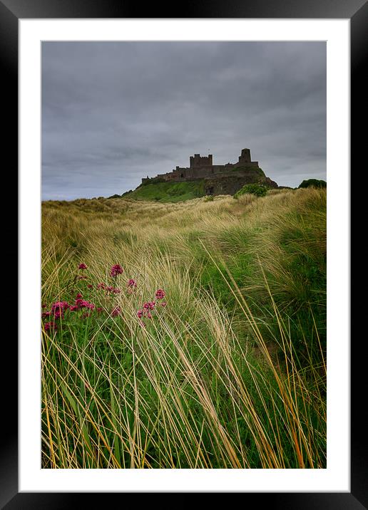 Bamburgh Castle  Framed Mounted Print by chris smith