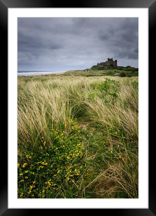 Bamburgh Castle  Framed Mounted Print by chris smith