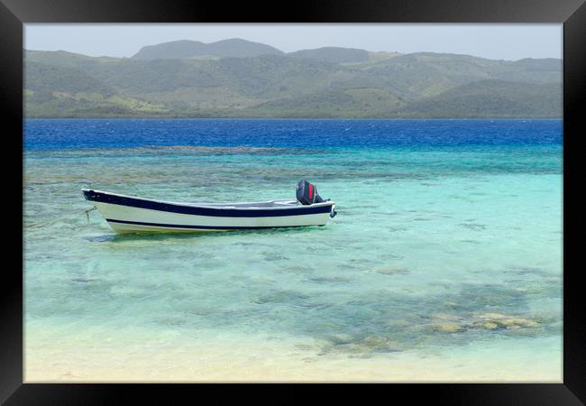Dominican republic         Framed Print by chris smith