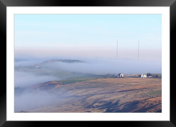 Yorkshire Fog  Framed Mounted Print by chris smith