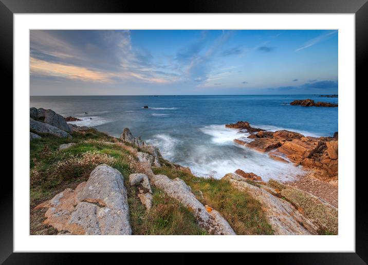 Guernsey Sunset  Framed Mounted Print by chris smith