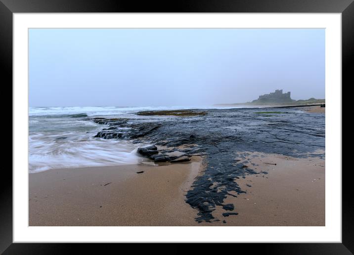 Bamburgh Castle       Framed Mounted Print by chris smith
