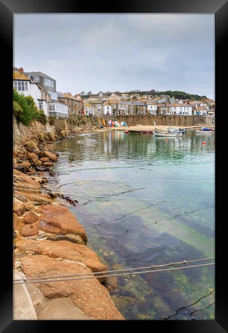 Mousehole cornwall  Framed Print by chris smith