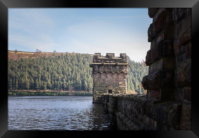 Derwent reservoir   Framed Print by chris smith