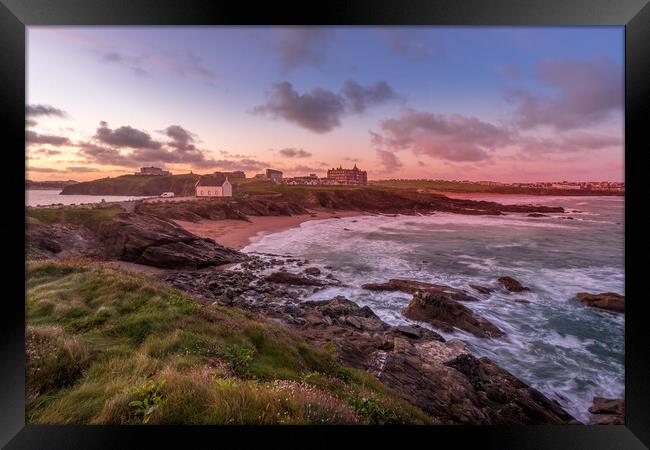 Towan Headland Newquay Framed Print by chris smith