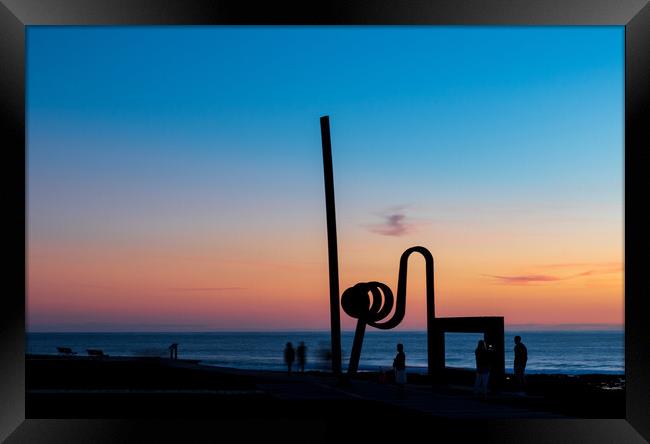 Tenerife sunset Framed Print by chris smith