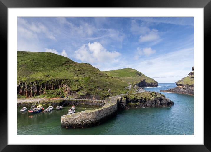 Boscastle North Cornwall Framed Mounted Print by chris smith