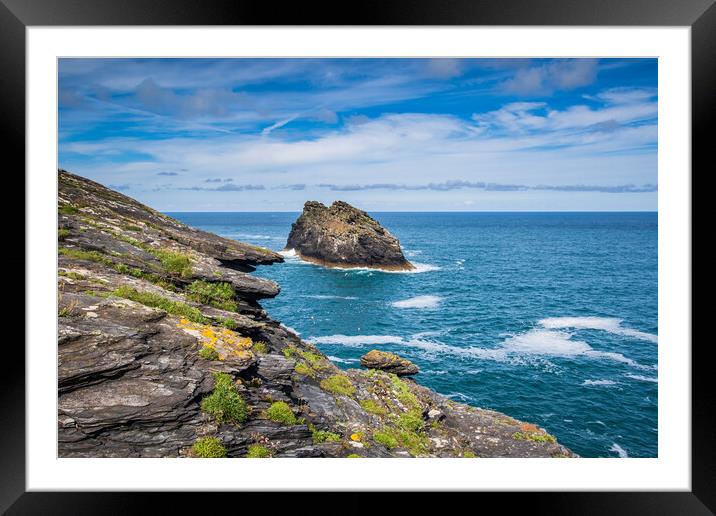 Boscastle North Cornwall Framed Mounted Print by chris smith