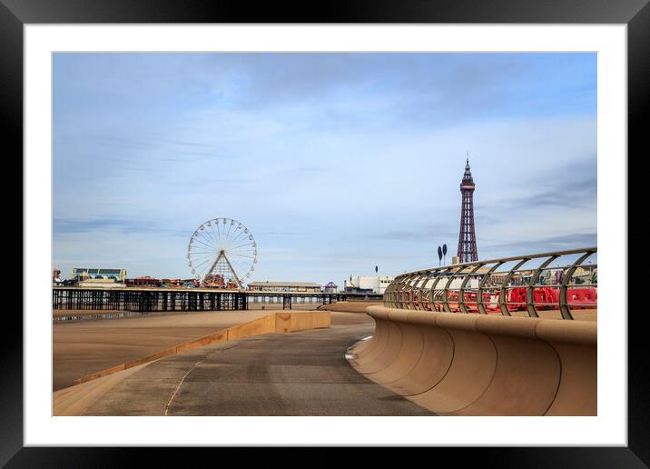 Blackpool, Lancashire Framed Mounted Print by chris smith