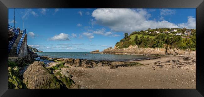 Combe martin Framed Print by chris smith