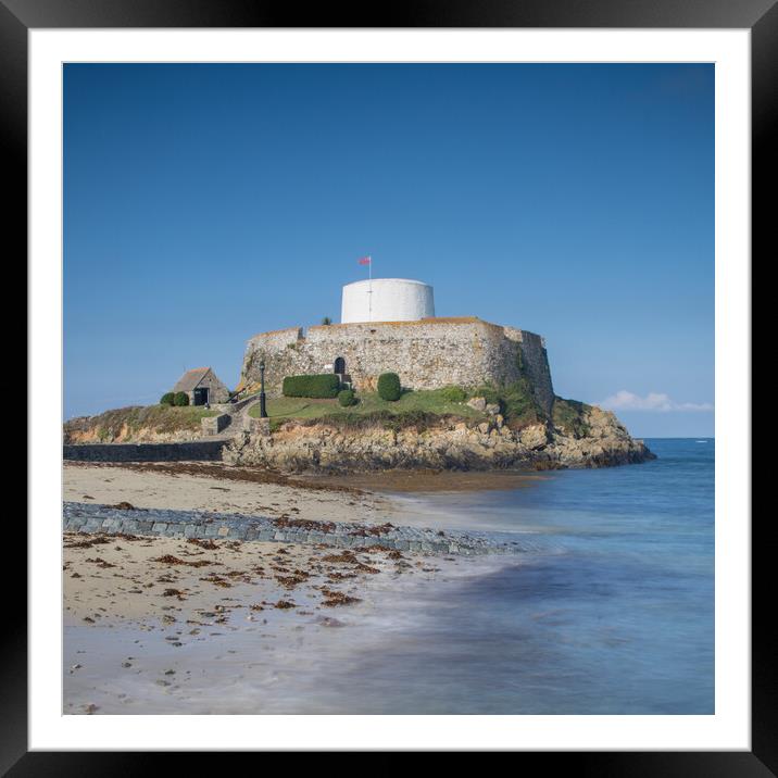 Fort Grey Guernsey Framed Mounted Print by chris smith